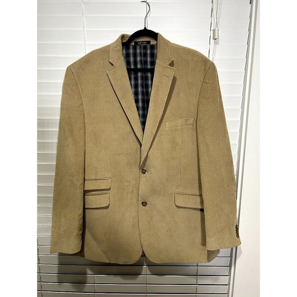 Alan‎ Flusser Corduroy Sport Coat - Size 48L - Picture 1 of 7
